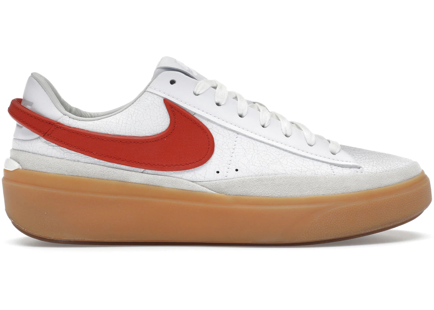 Nike Blazer Phantom Low-White Dragon Red Gum