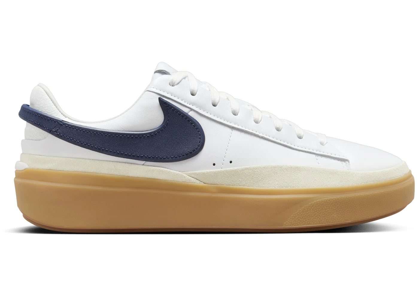 Nike Blazer Phantom Low-White Summit White Gum Yellow Midnight Navy