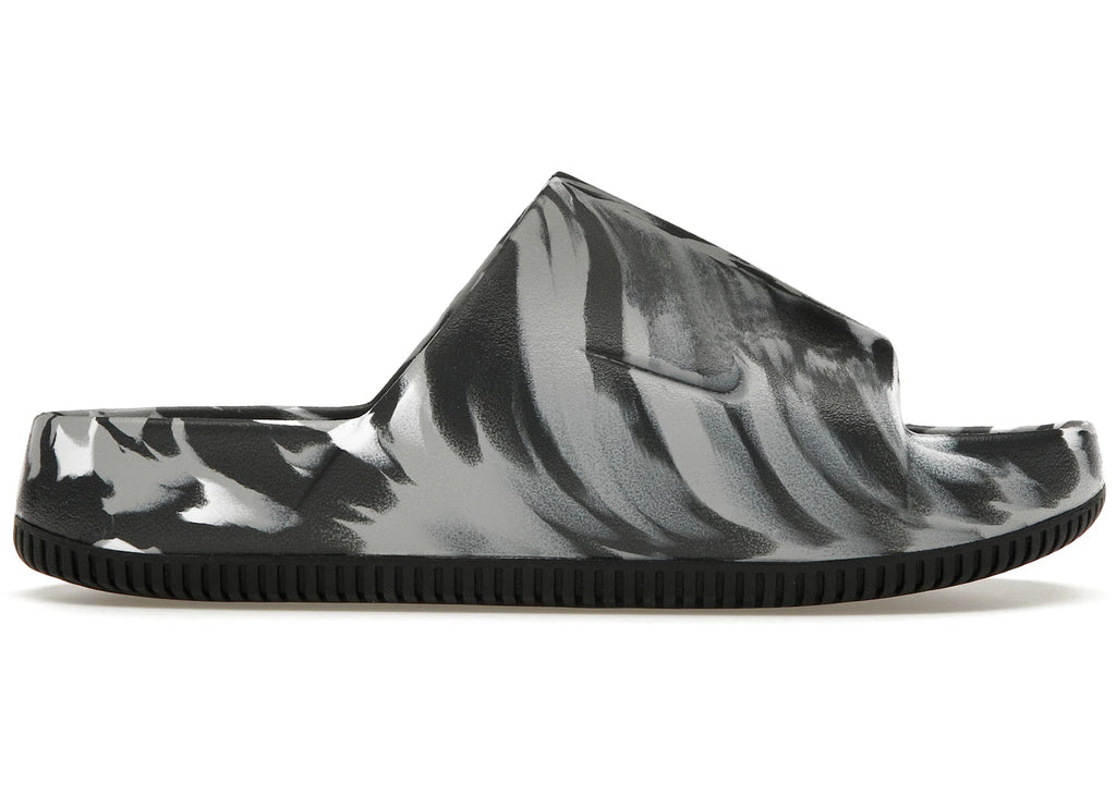 Nike Calm Slide Marble Black Grey
