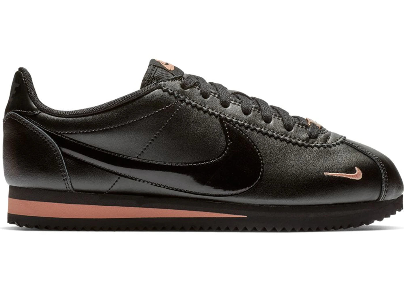 Nike Classic Cortez-Black Rose Gold (Women's)