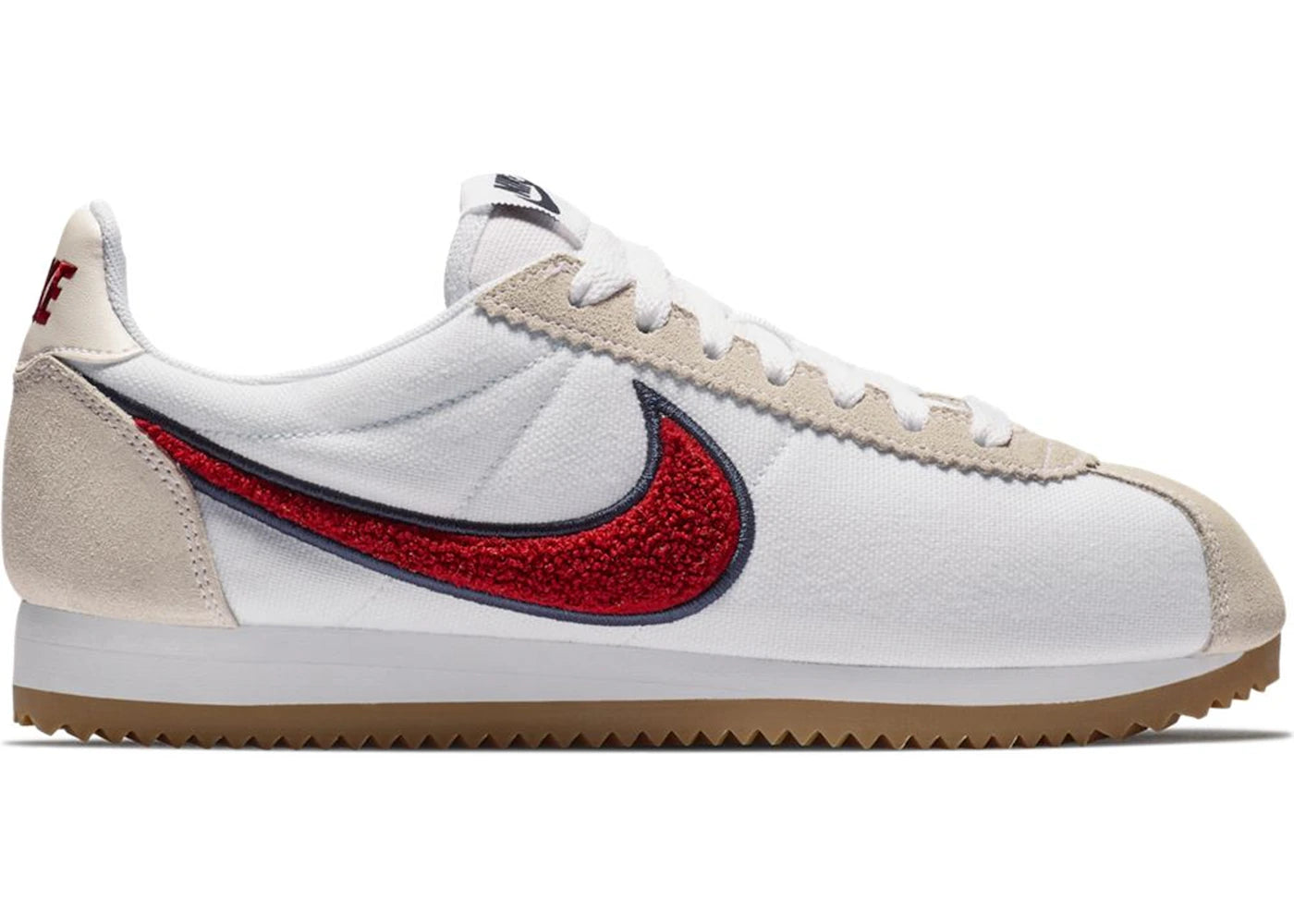 Nike Classic Cortez-Chenille Swoosh Red Crush (Women's)