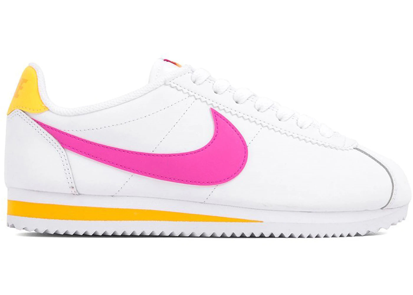 Nike Classic Cortez Leather-Fuchsia (Women's)