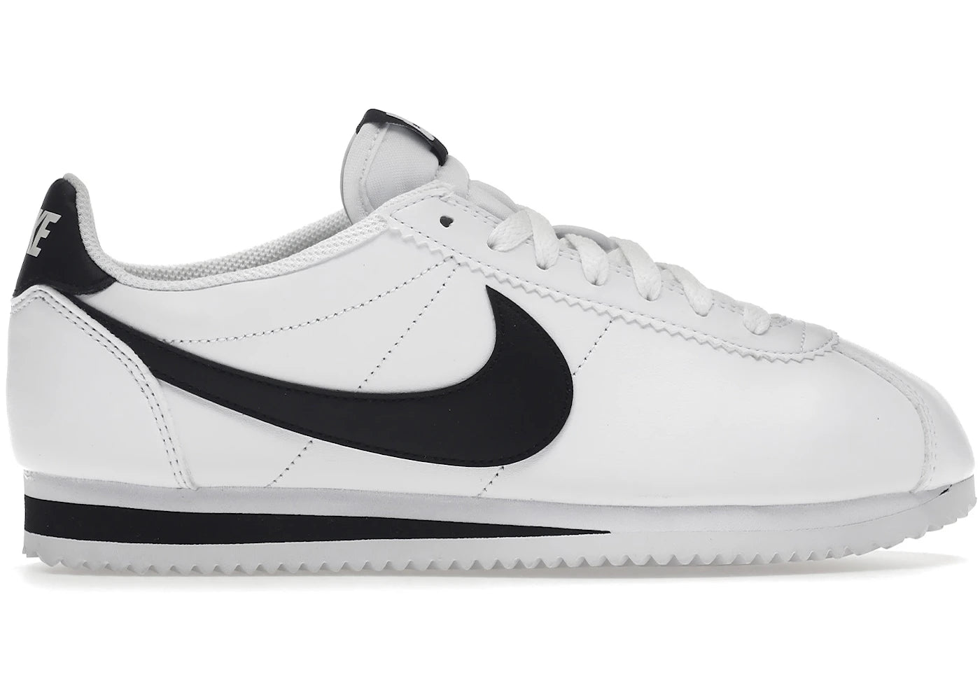 Nike Classic Cortez-White Black (Women's)