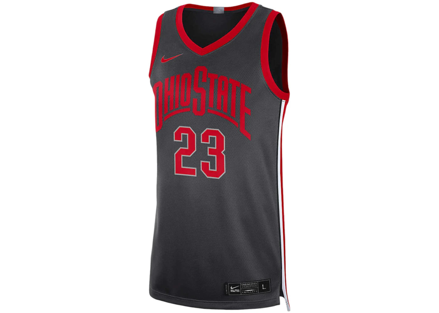 Nike College Dri-Fit LeBron James Ohio State Jersey-Black