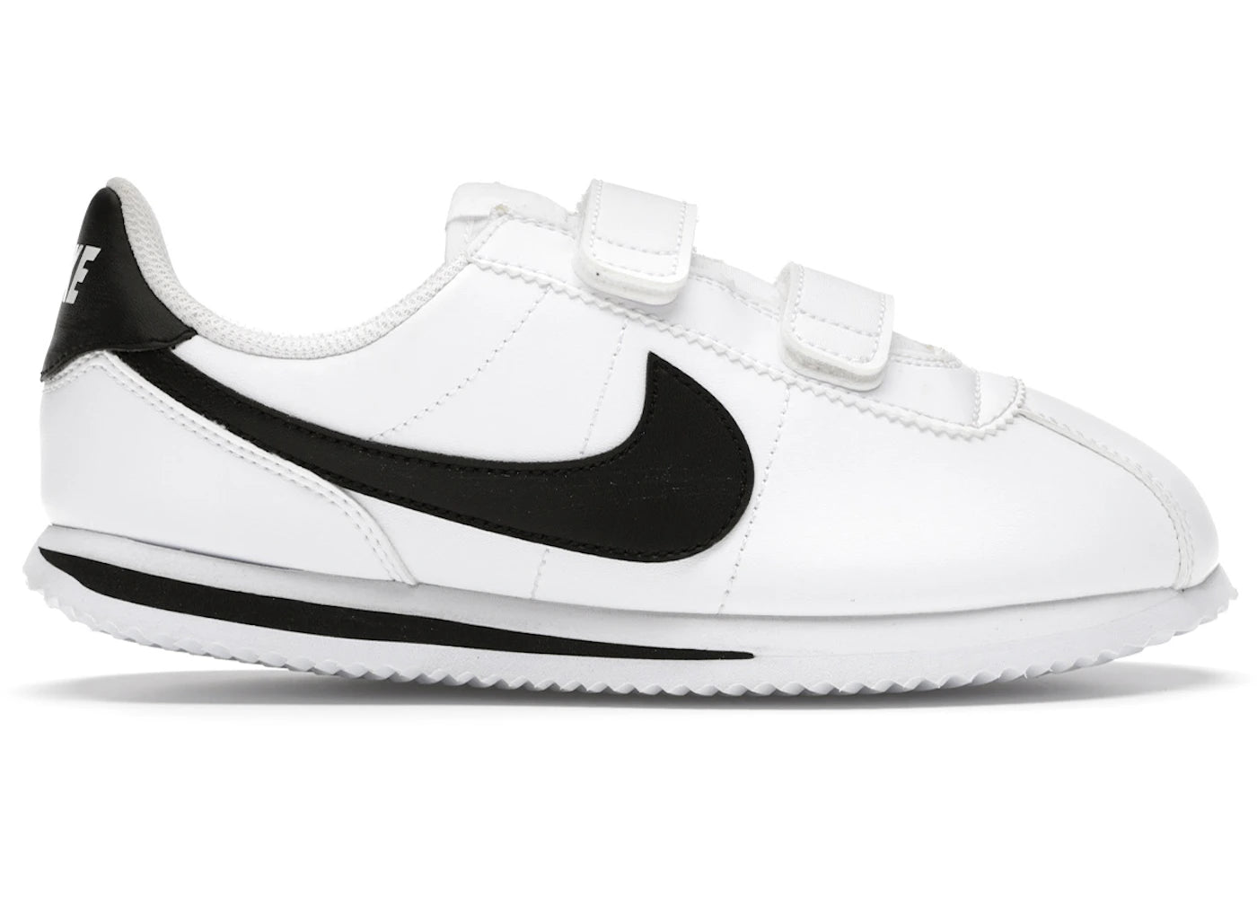 Nike Cortez Basic SL-White Black (PS)