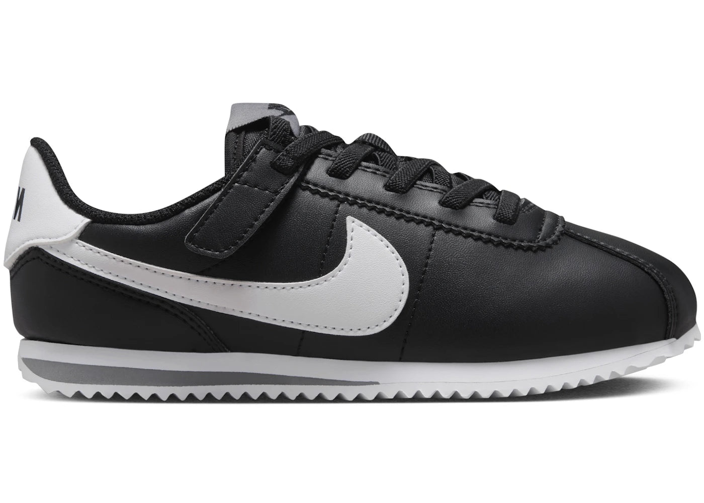 Nike Cortez EasyOn-Black Cool Grey White (PS)