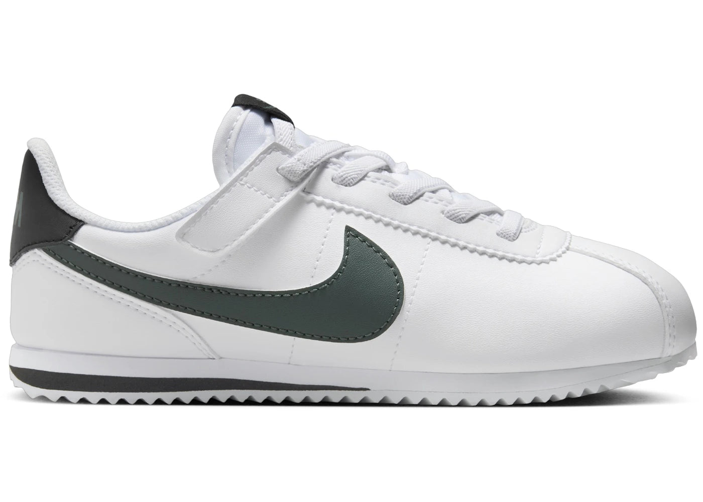 Nike Cortez EasyOn-White Black Vintage Green (PS)
