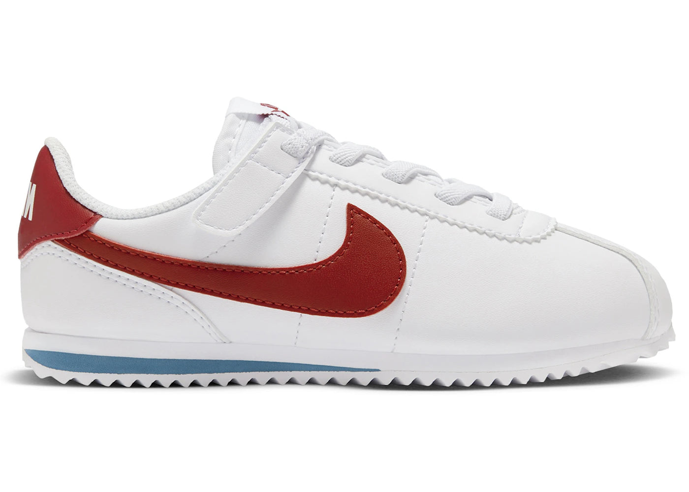 Nike Cortez EasyOn-White Varsity Blue Varsity Red (PS)