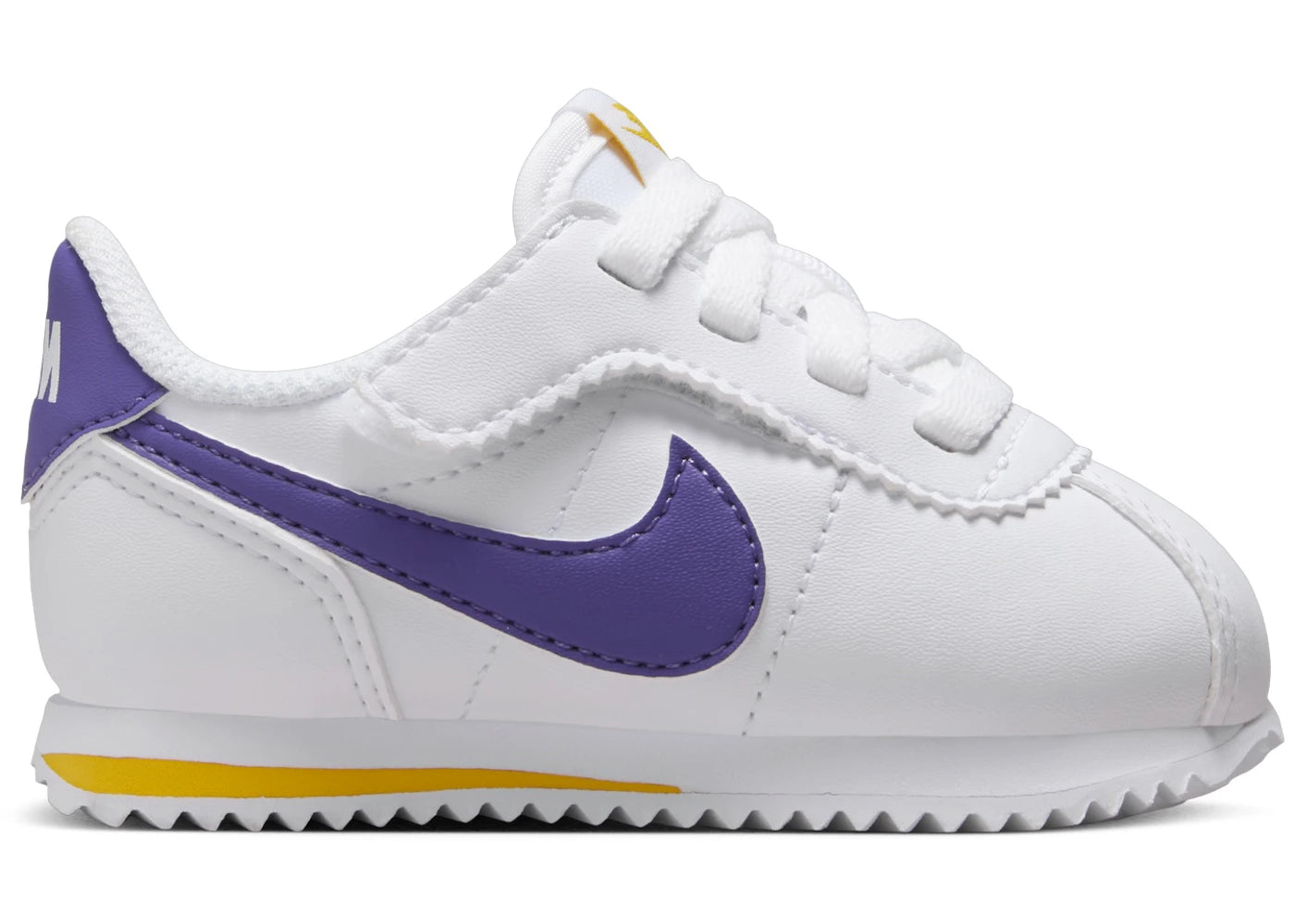 Nike Cortez EasyOn-White Varsity Maize Varsity Purple (I)