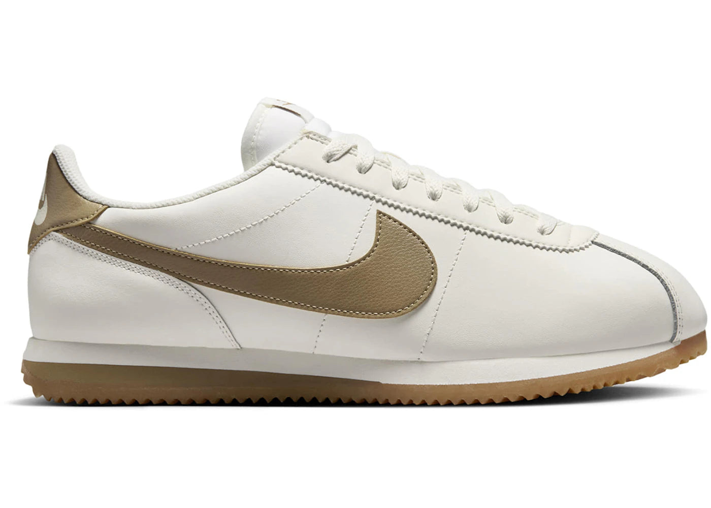 Nike Cortez Leather-Sail Gum Yellow Parachute Beige