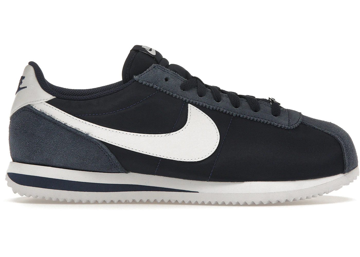 Nike Cortez-Nylon Midnight Navy White (Women's)