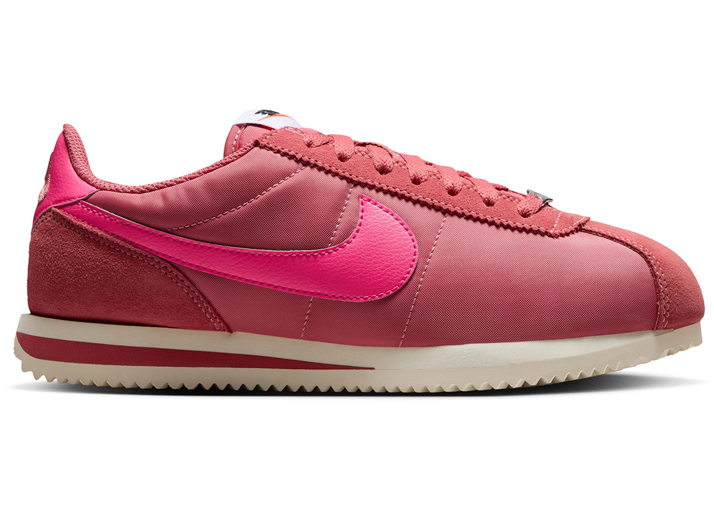 Nike Cortez Textile-Adobe Alabaster Safety Orange Hyper Pink (Women's)
