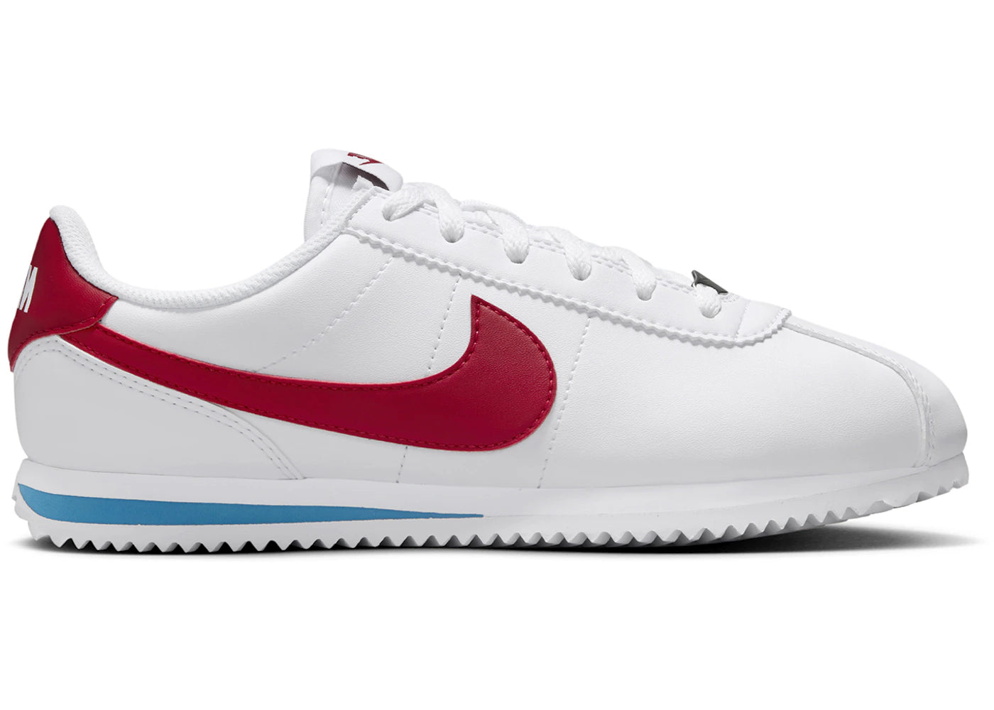 Nike Cortez-White Varsity Blue Varsity Red (GS)
