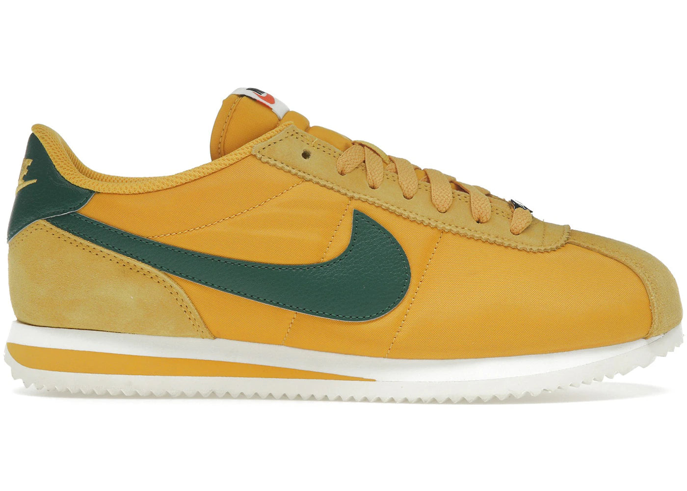 Nike Cortez Textile-Yellow Ochre Gorge Green (Women's)