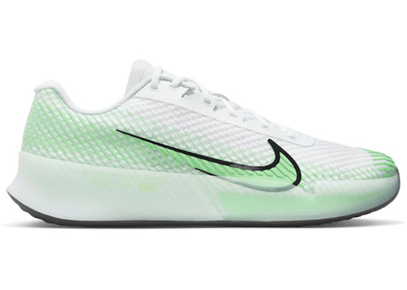 Nike Court Air Zoom Vapor 11 HC - Blanc Vert Poison