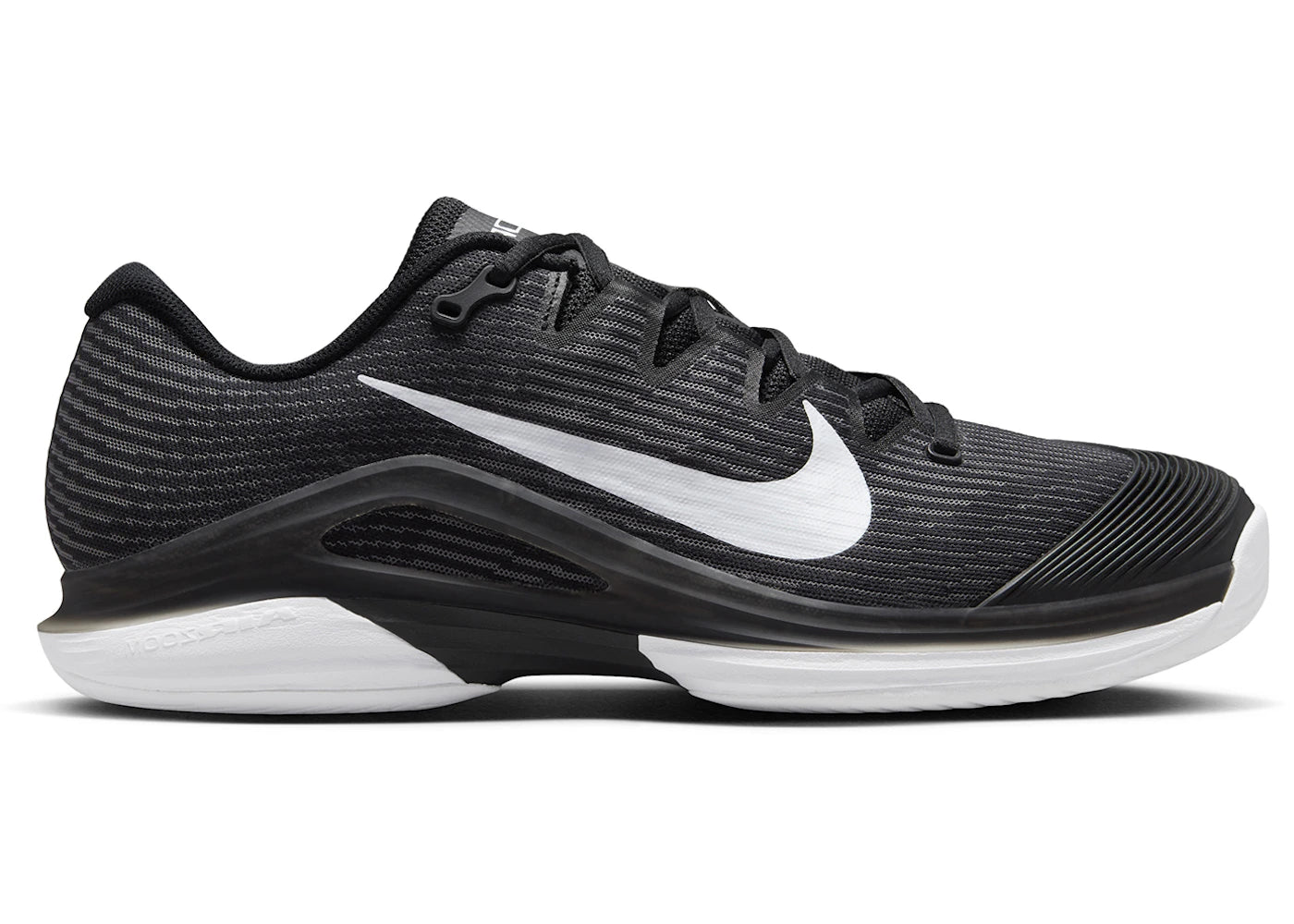 Nike Court Air Zoom Vapor 12 HC - Noir Gris fumé foncé Blanc