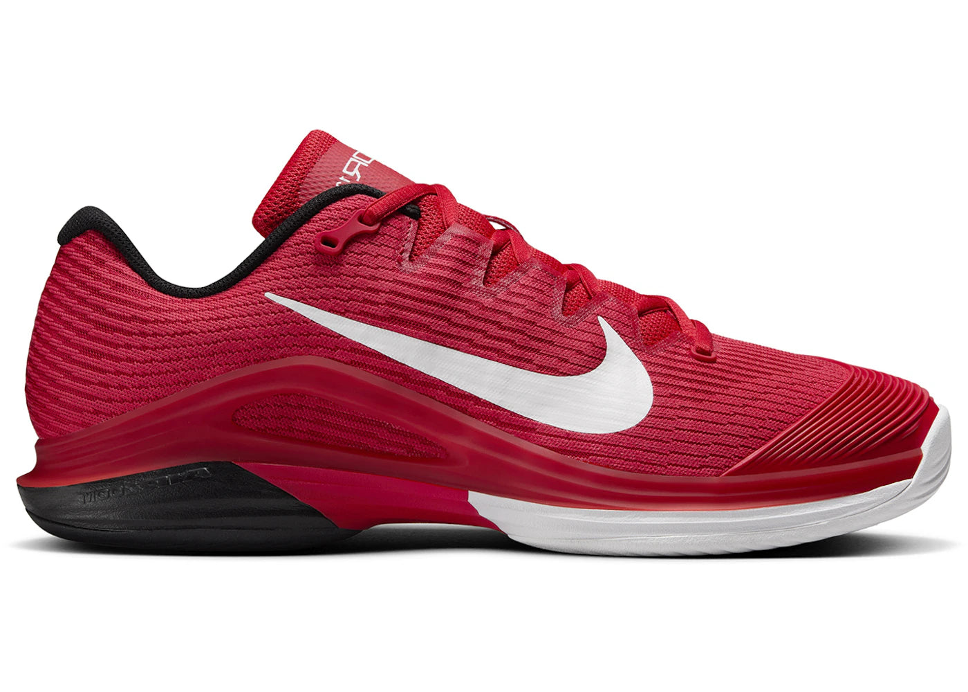 Nike Court Air Zoom Vapor 12 HC - Rouge universitaire, Noir, Rouge gym, Blanc