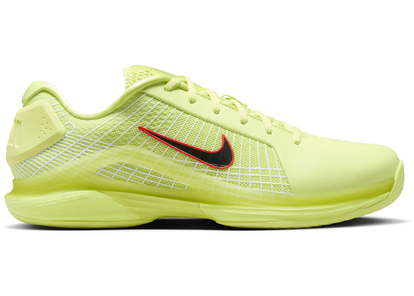 Nike Court Air Zoom Vapor 12 Hypersmash HC - Light Lemon Twist Light Crimson White Black