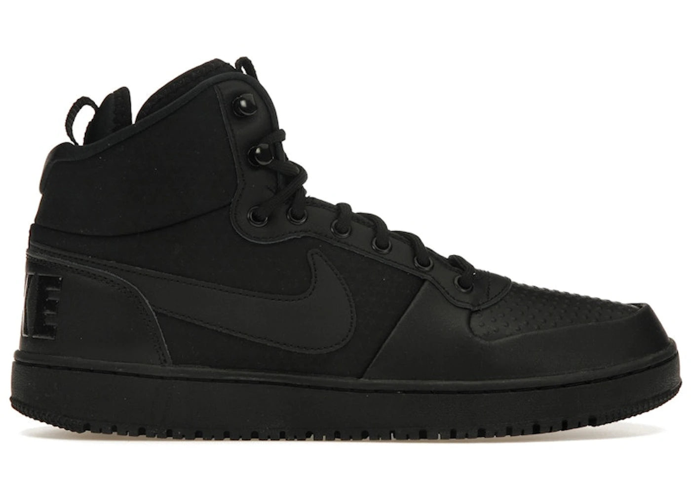 Nike Court Borough Mid Winter Triple Black - main view