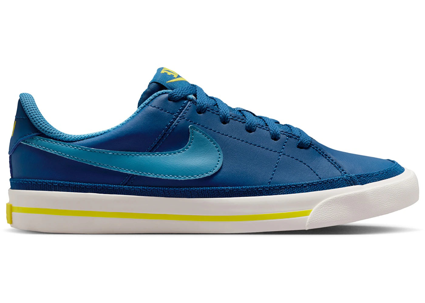 Nike Court Legacy Court Blue Sonic Yellow
