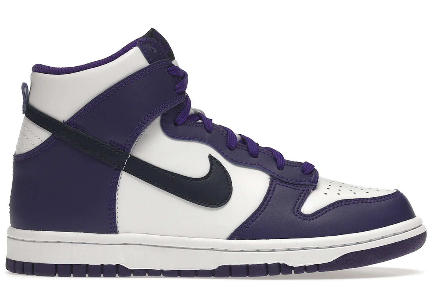 Nike Dunk High-Electro Purple Midnight Navy (GS)