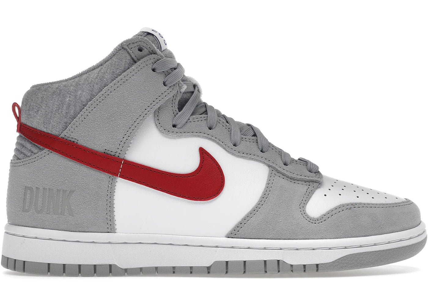 Nike Dunk High-Light Smoke Grey Gym Red