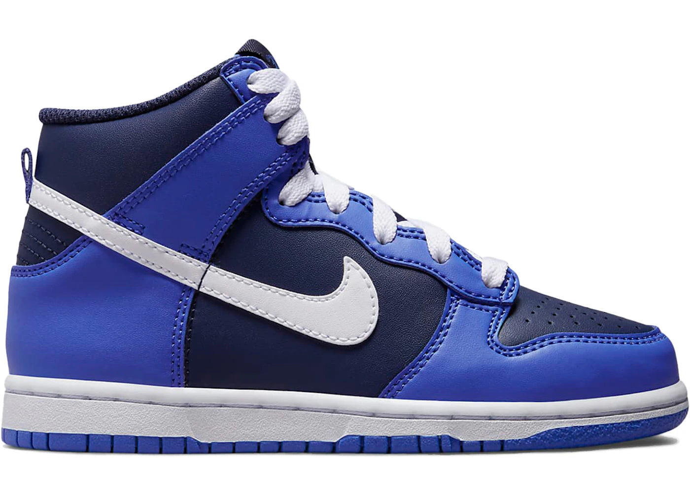 Nike Dunk High-Medium Blue Midnight Navy (PS)