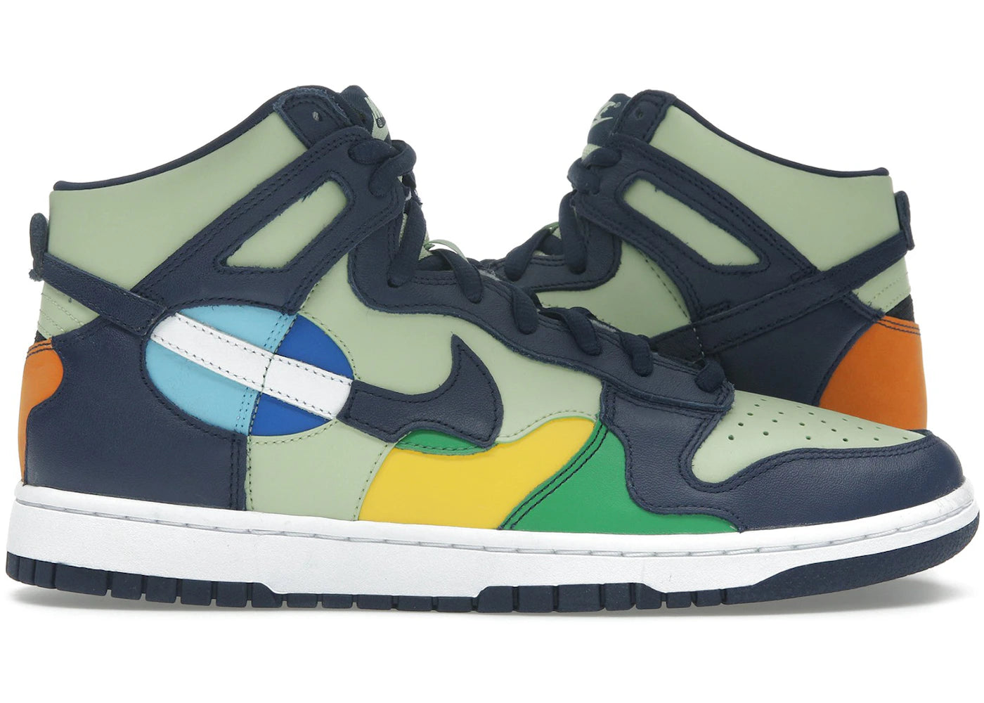 Nike Dunk High-See Through Pistachio Midnight Navy (Women's)