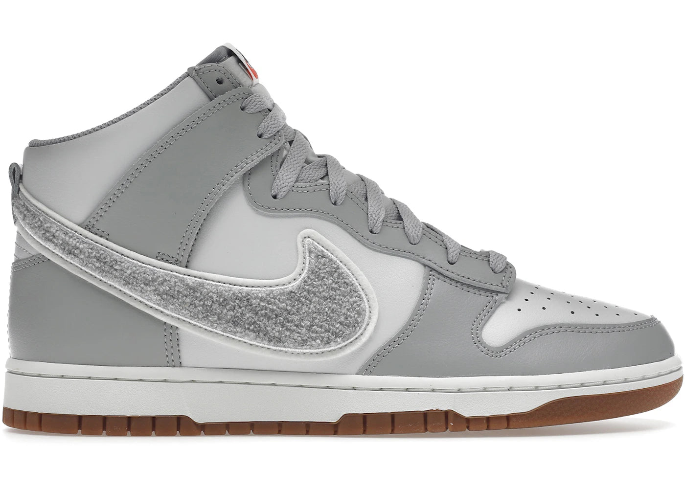 Nike Dunk High University-Chenille Swoosh Light Smoke Grey