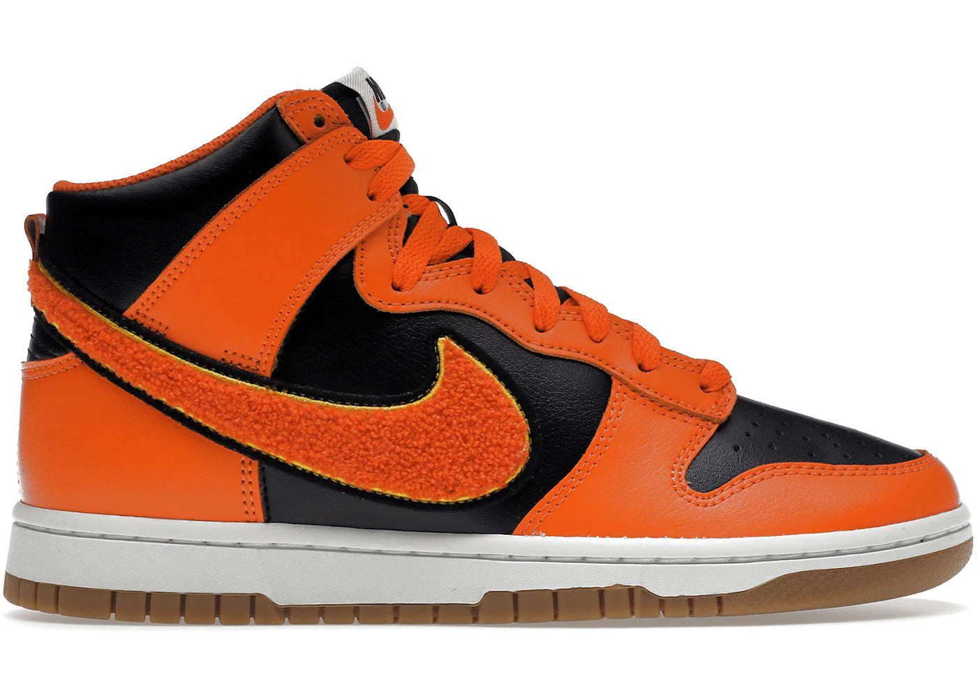 Nike Dunk High Retro Chenille Swoosh Orange Sécurité