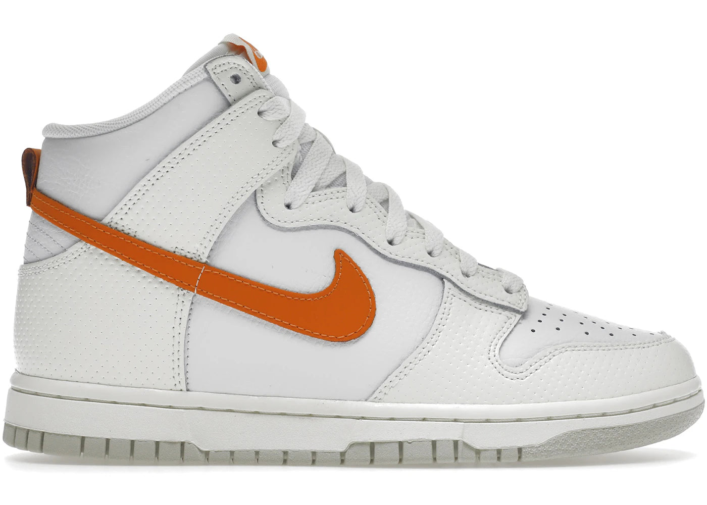 Nike Dunk High-White Magma Orange (Women's)
