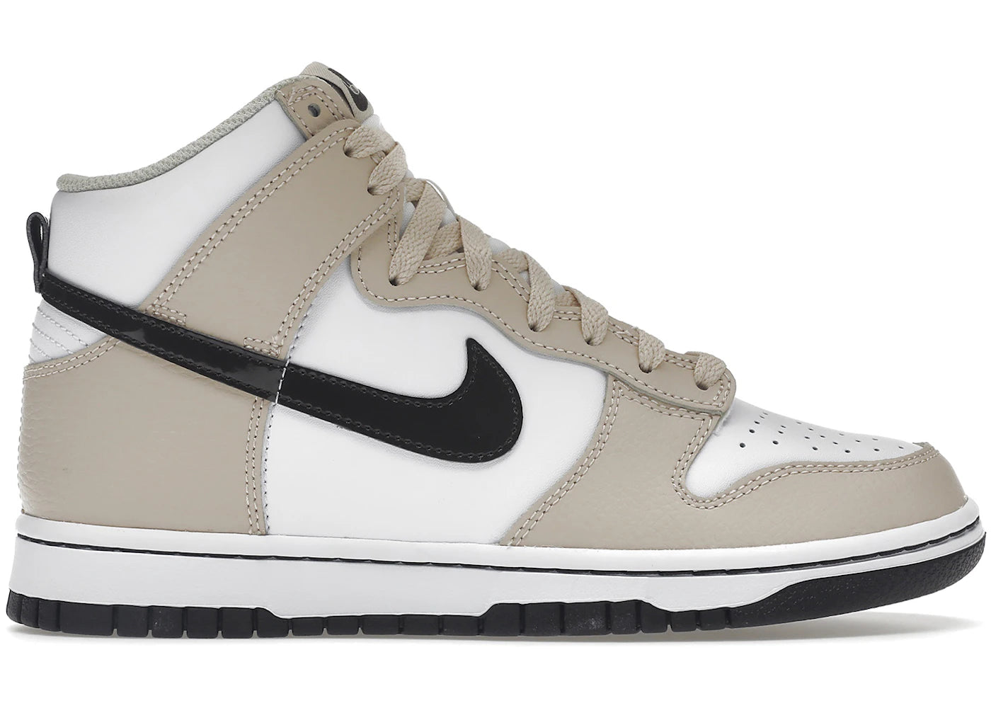 Nike Dunk High-White Sanddrift Brown (Women's)