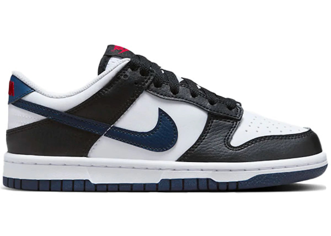 Nike Dunk Low-Black White Midnight Navy (GS)