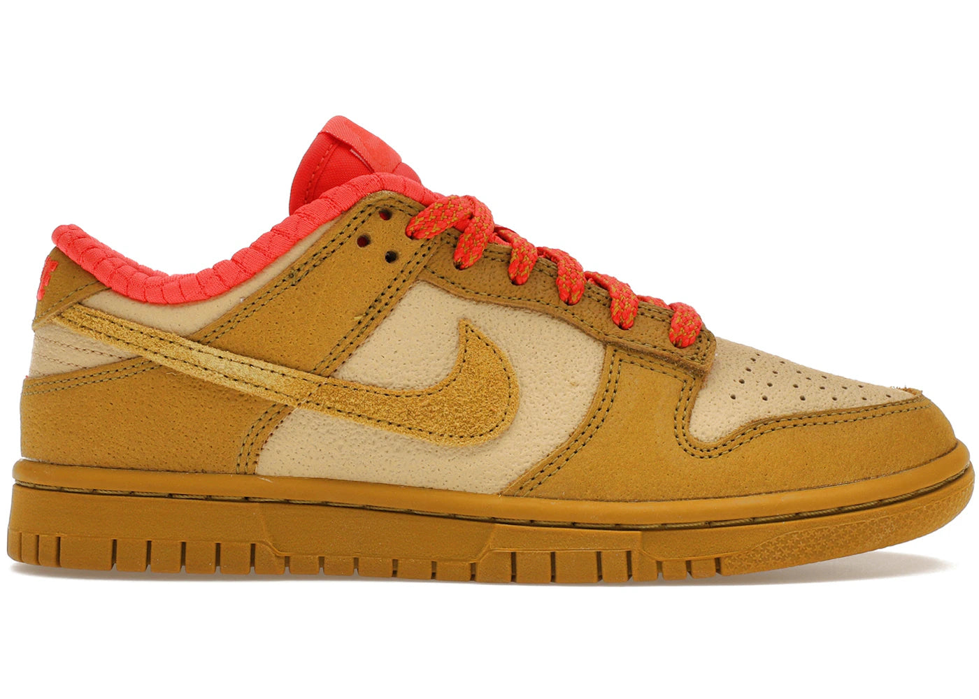 Nike Dunk Low-Bronzine Sesame Picante Red (Women's)
