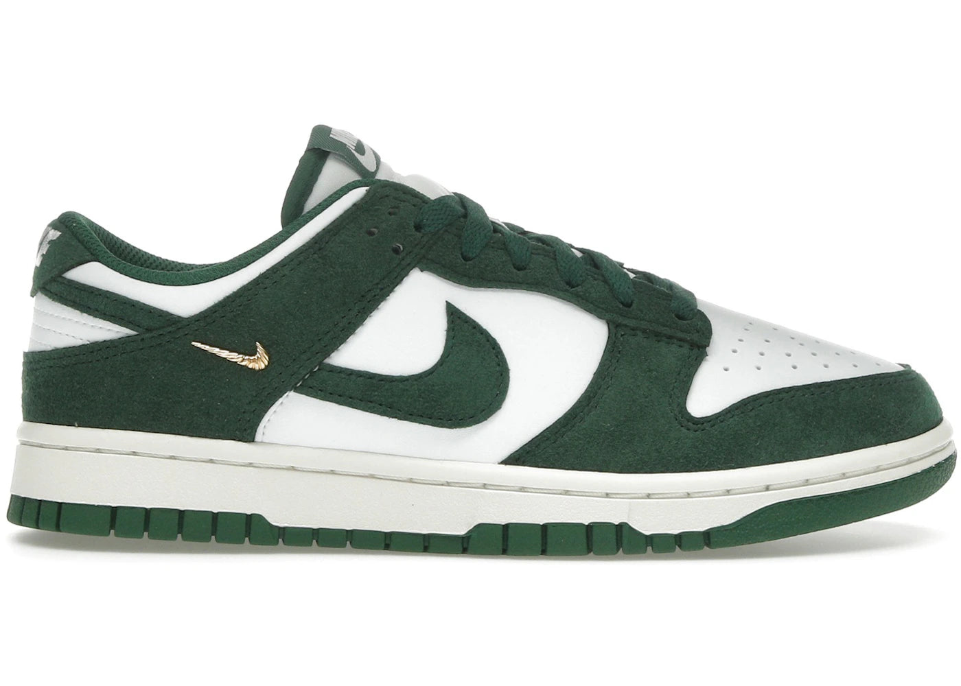 Nike Dunk Low-Gorge Green Gold Mini Swoosh (Women's)