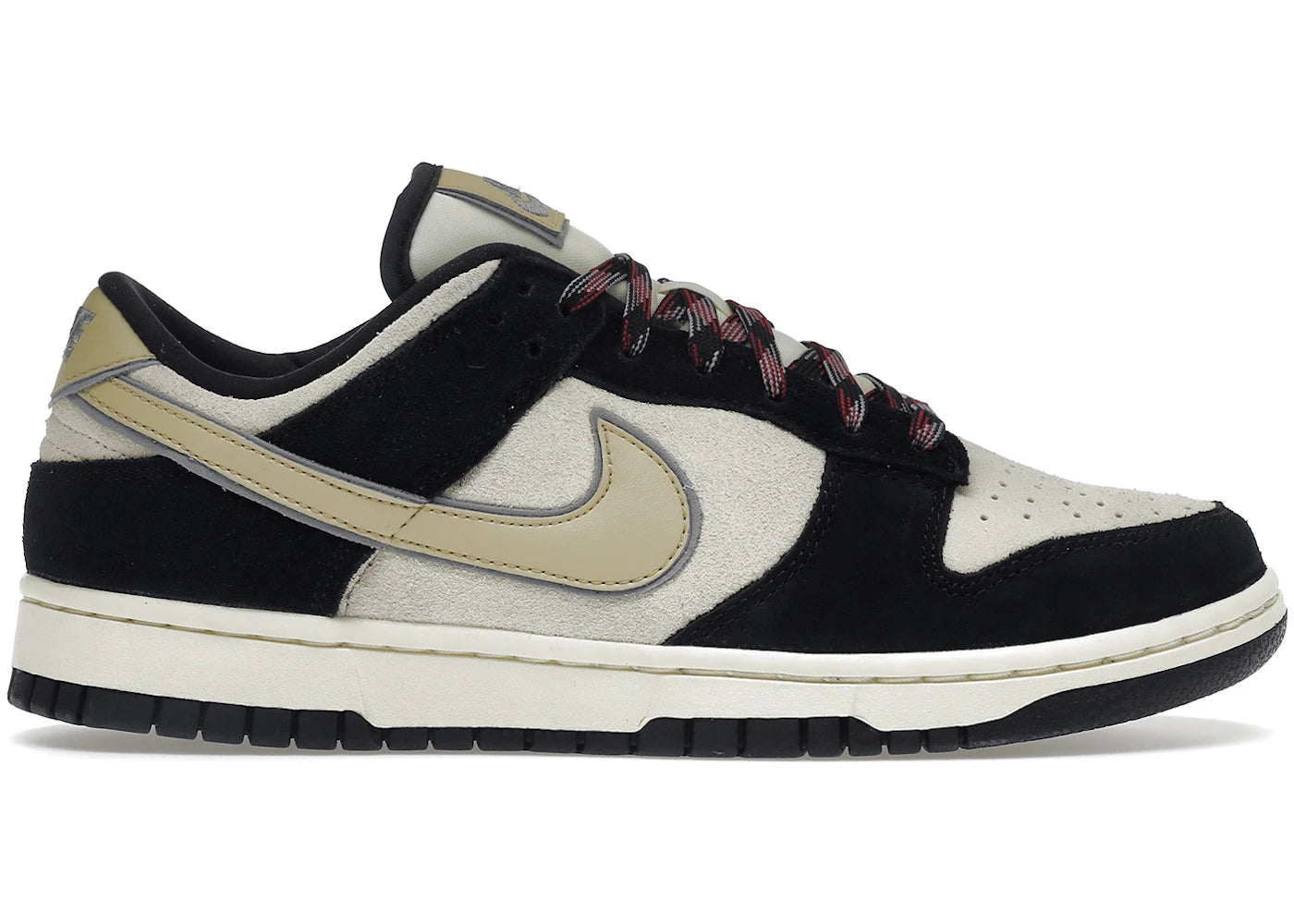Nike Dunk Low LX-Black Suede Team Gold (Women's)