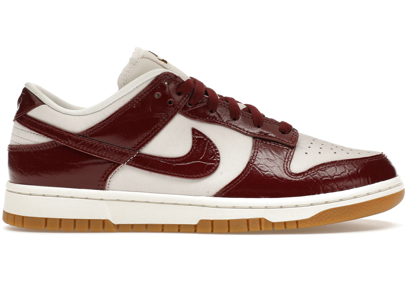 Nike Dunk Low LX - Rouge foncé Équipe Croc (Femme)