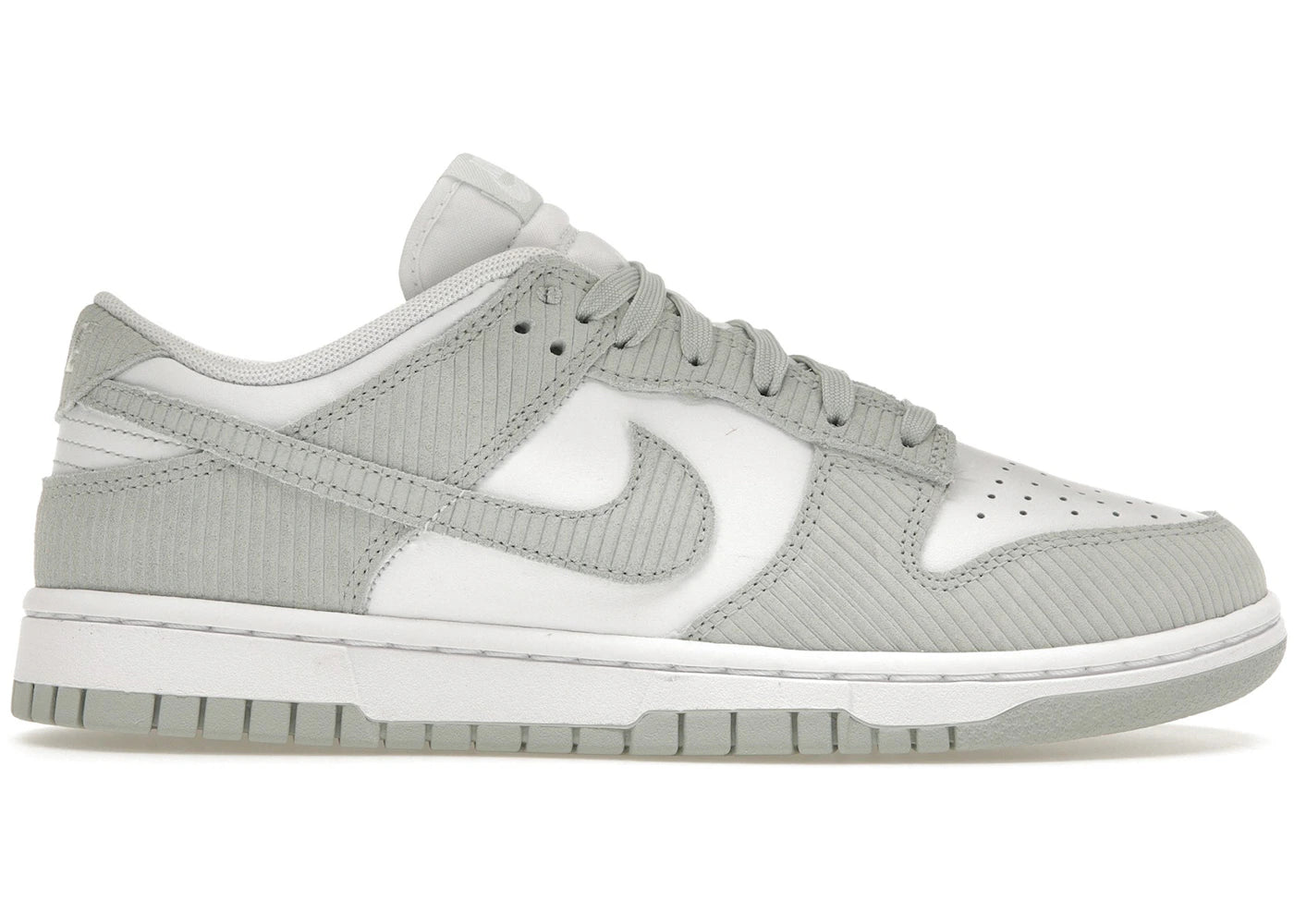 Nike Dunk Low-Light Silver Corduroy (Femme)