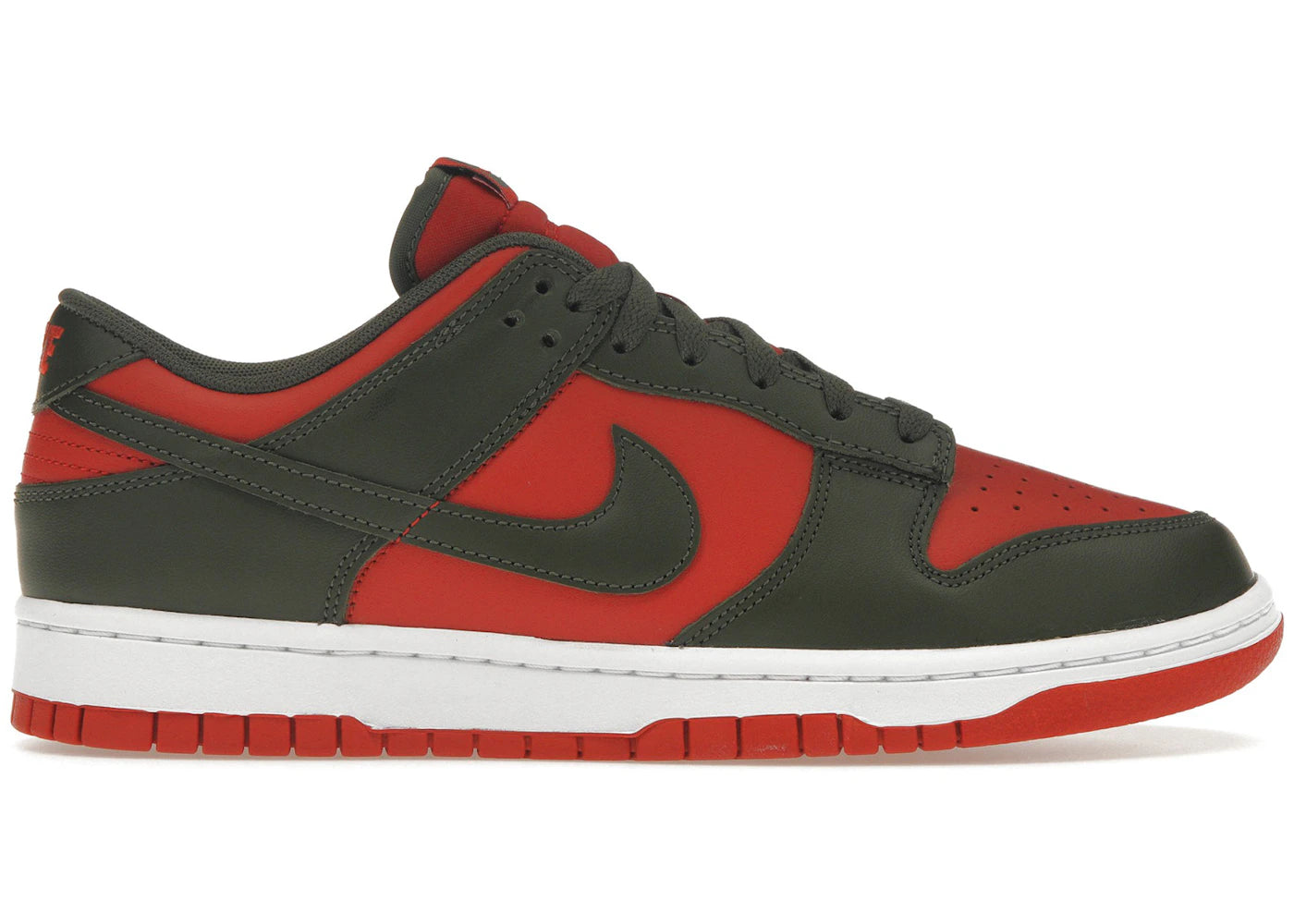 Nike Dunk Low-Mystic Red Cargo Khaki