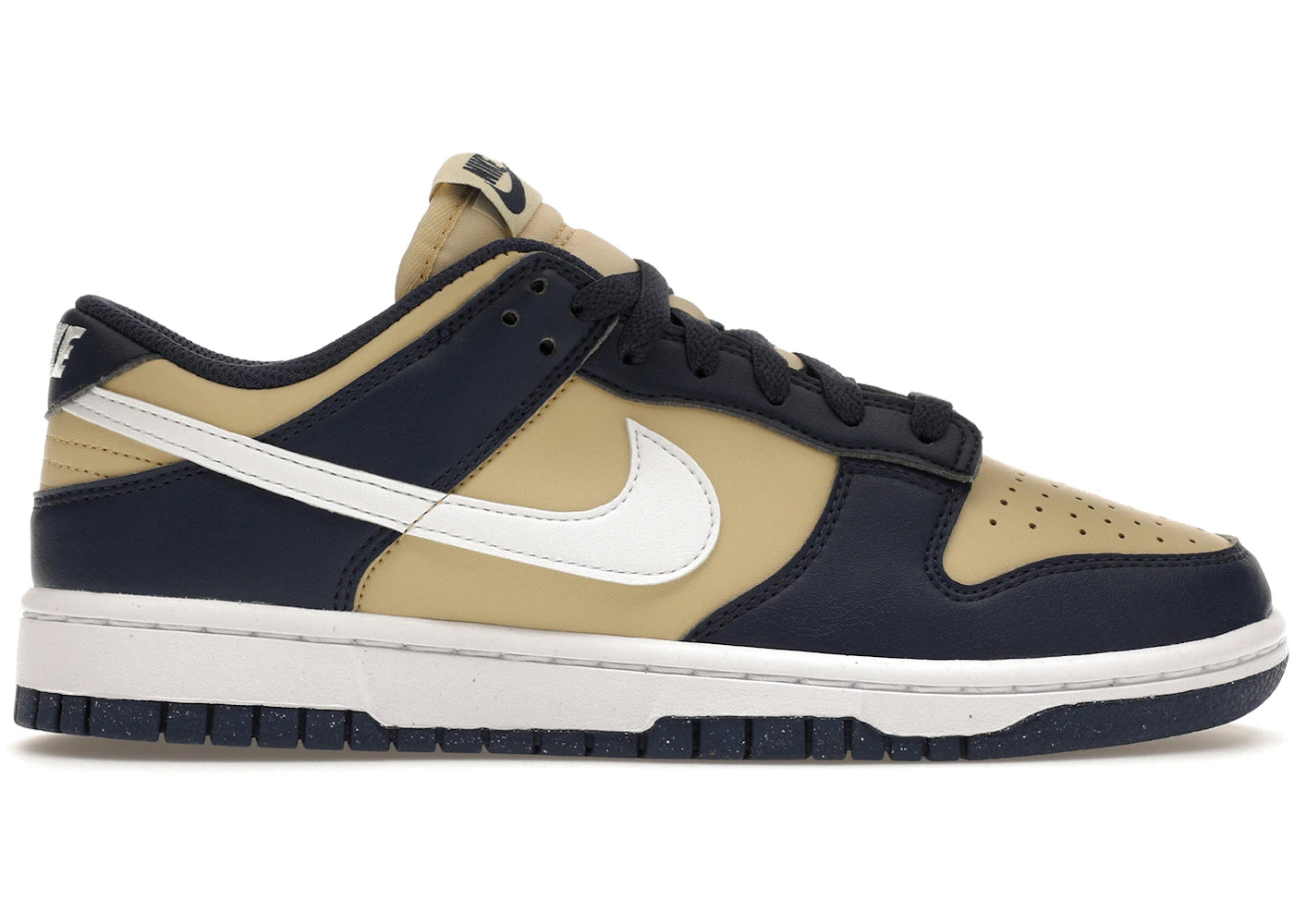 Nike Dunk Low Next Nature-Midnight Navy Gold (Women's)