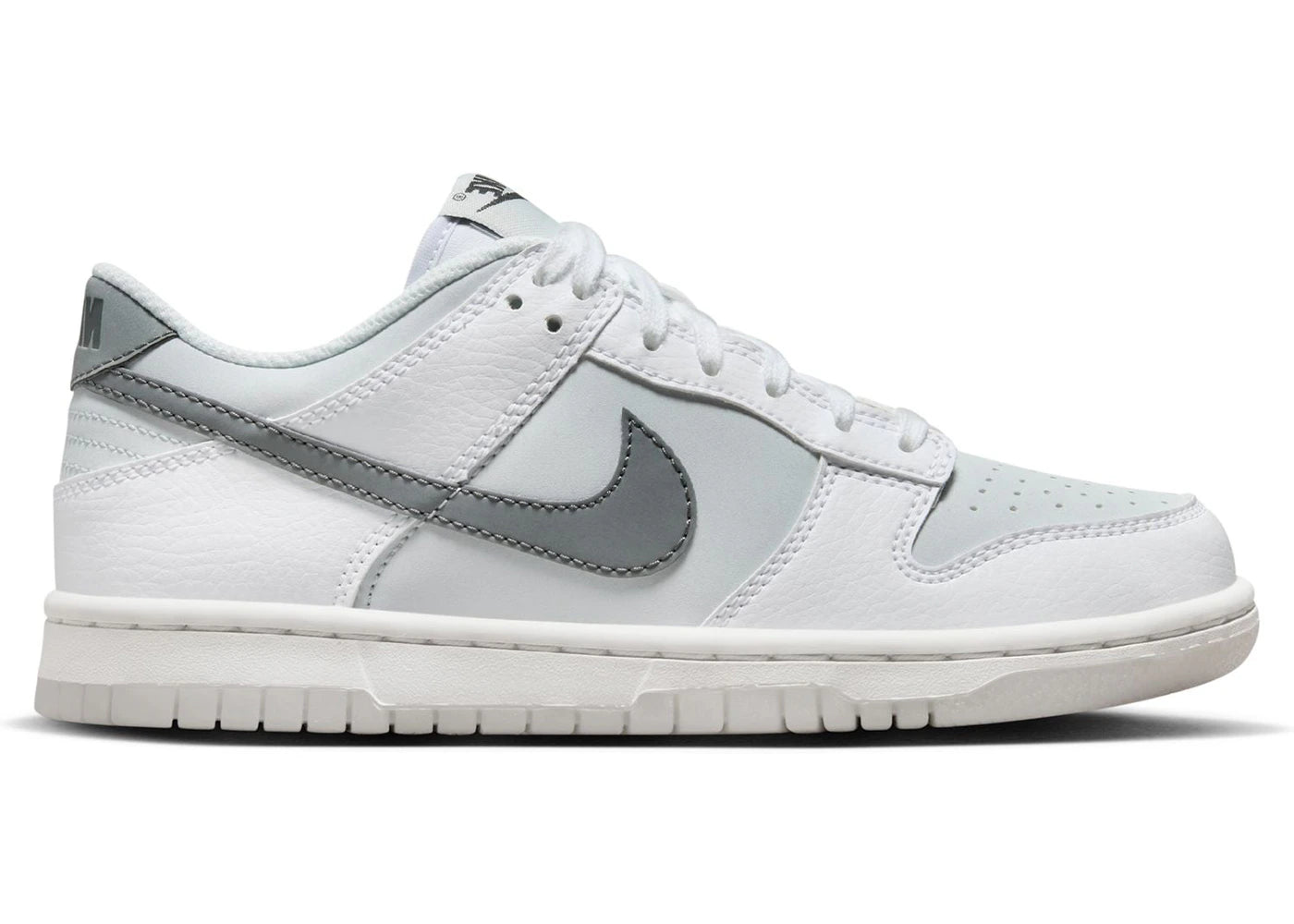 Nike Dunk Low-Reflective Swoosh White (GS)