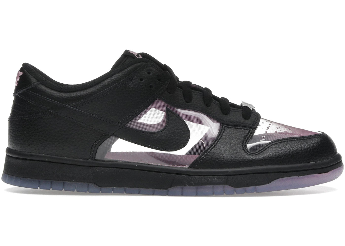 Nike Dunk Low Retro-Transparent Black Pink Rise
