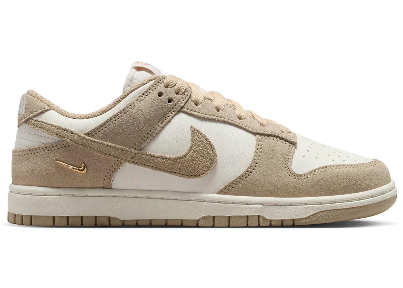 Nike Dunk Low Sail Metallic Gold Linen