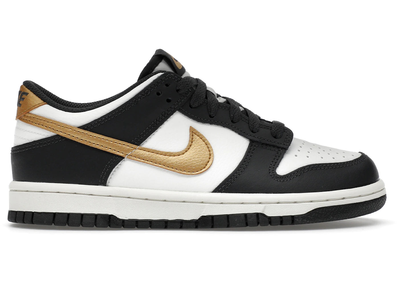 Nike Dunk Low-Summit White Metallic Gold (GS)