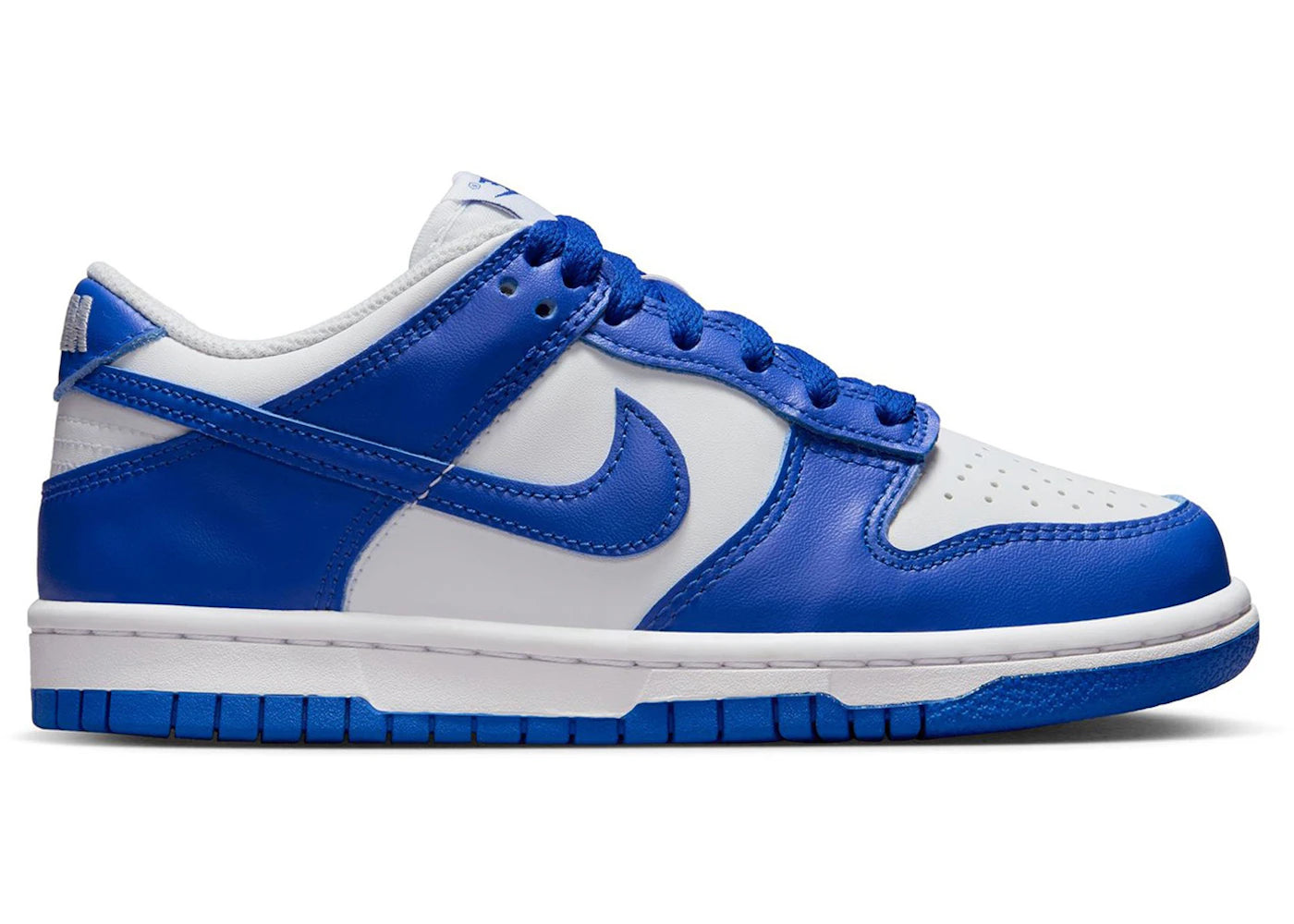 Nike Dunk Low-White Hyper Royal (GS)