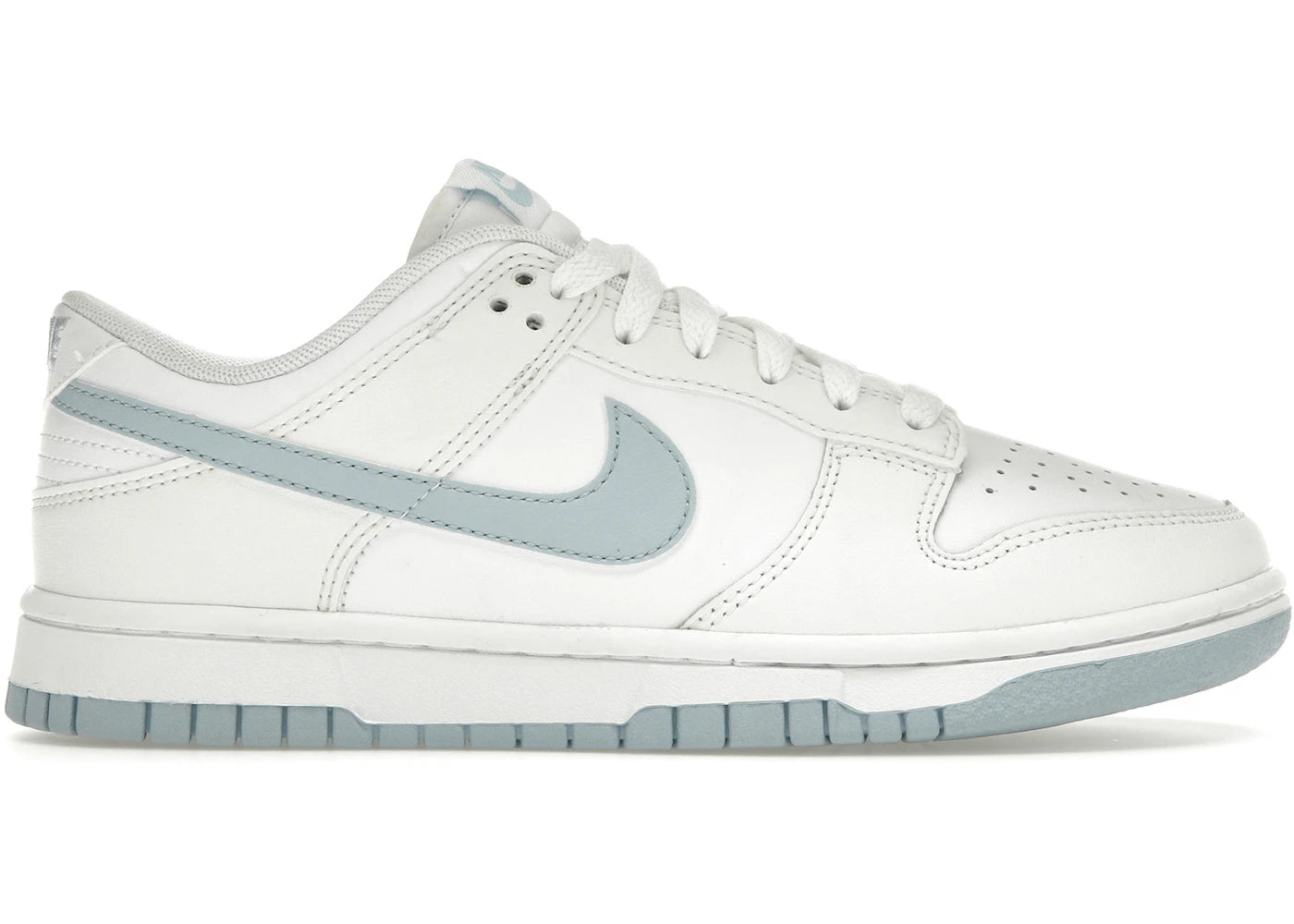 Nike Dunk Low - Blanc clair Bleu armure