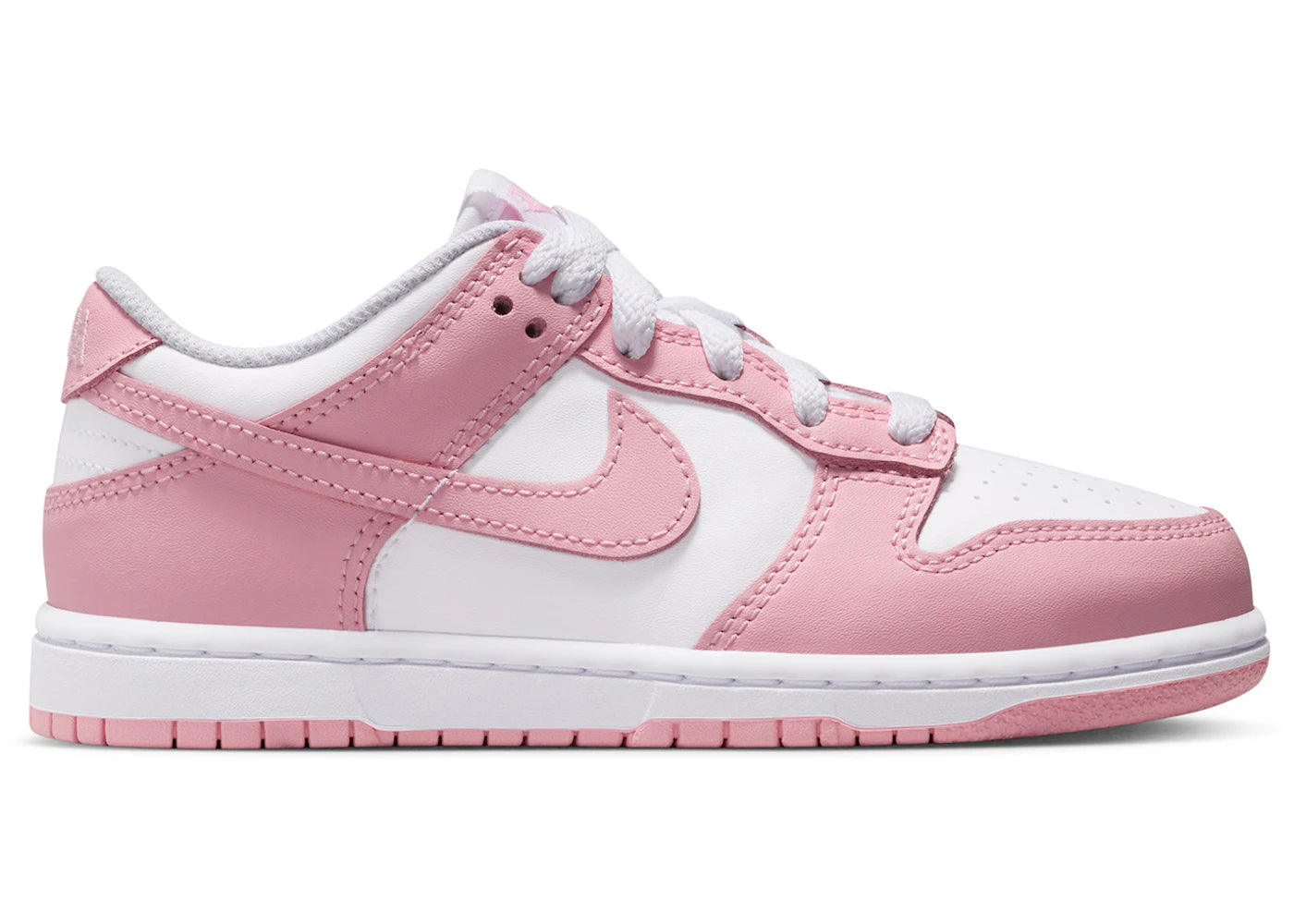 Nike Dunk Low-White Medium Soft Pink (PS)