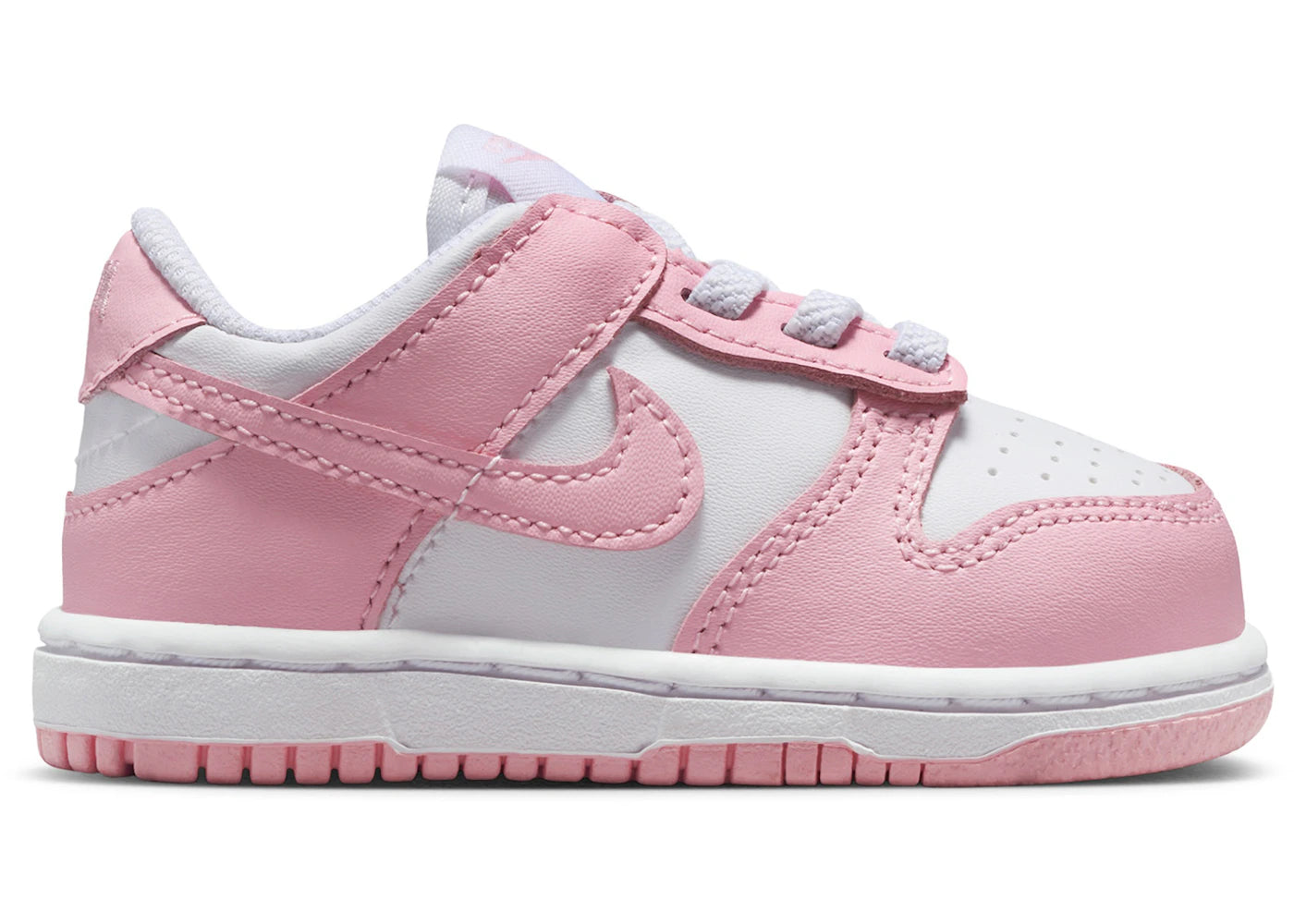 Nike Dunk Low-White Medium Soft Pink (TD)