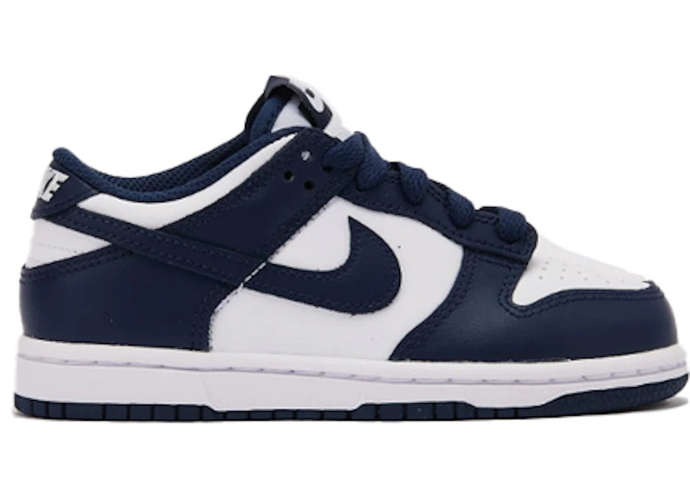 Nike Dunk Low-White Midnight Navy (PS)