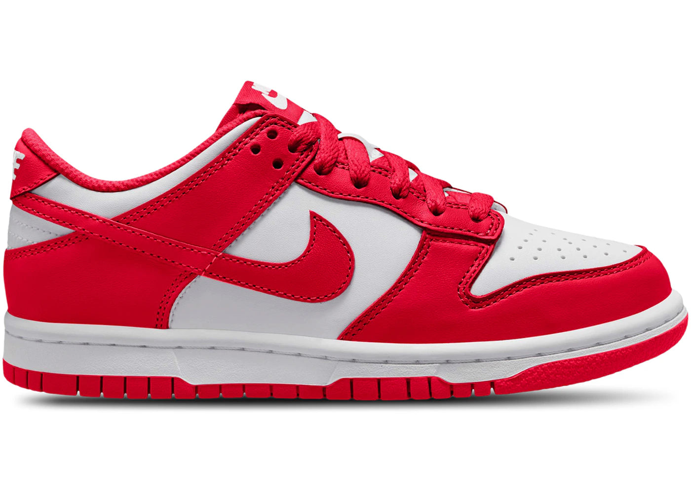 Nike Dunk Low-White University Red (GS)